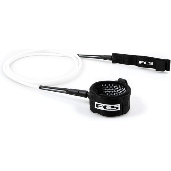 FCS All Around Surfboard Leash - Black - 6'