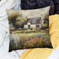 thumbnail image 1 of FCXZI 100% Linen Flower Pillow Covers for Home Sofa Couch Decor 20x20in, 1 of 5