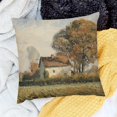 thumbnail image 1 of FCXZI 100% Linen Pillow Covers Trees Home Decor for Sofa Couch 18x18in, 1 of 5