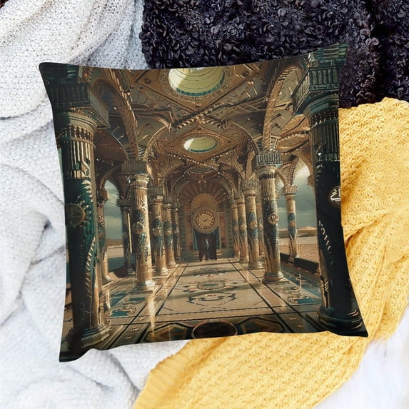 FCXZI Afrofuturism Decor Indoor Decoration Party Supplies for Home Sofa Couch 18x18in