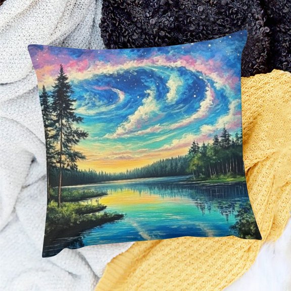 FCXZI Beautiful Pillowcase Pillowcase Home Decor Modern Art Square Cushion Cover Luxury Room Decoration Pillowcase Decoration 18x18in