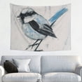 thumbnail image 1 of FCXZI Bird Wall Blue Tail Tapestry Art 100% Polyester Decorative Wall Hanging 40*30in, 1 of 6