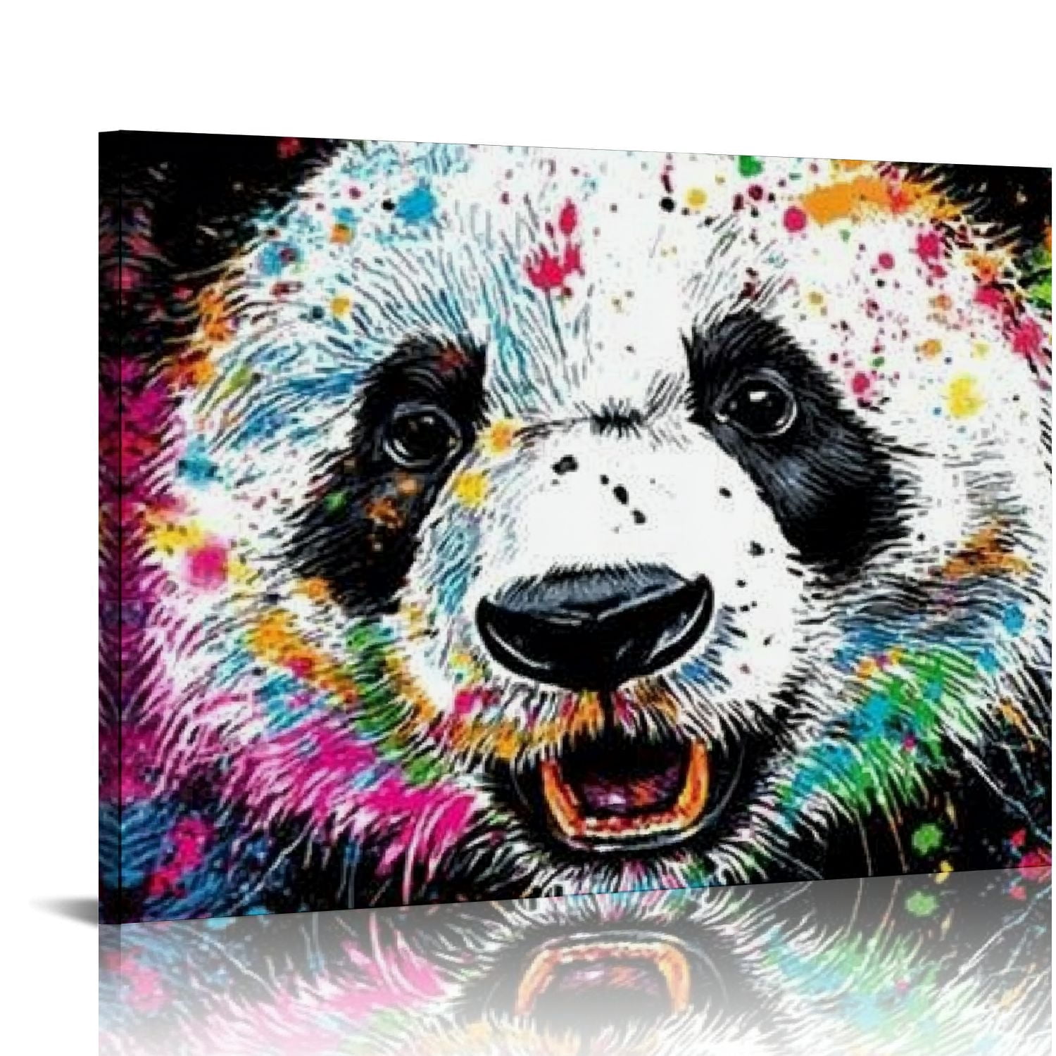 FCXZI Canvas Wall Art For Bedroom Office Wall Decor, Funny Colorful ...
