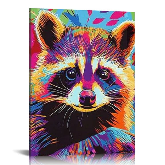 FCXZI Colorful Pop Art Canvas Print Wall Art Home Decor 12x16 16x20in