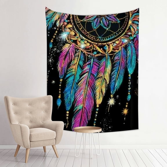 FCXZI Dream Catcher Print Tapestry Wall Art Home Decor 4 Sizes 30*40in