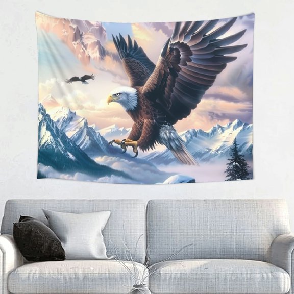 FCXZI Eagle Mountain Bird Wall Hanging Tapestry for Home Decoration 40*30in