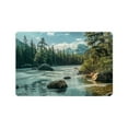 thumbnail image 1 of FCXZI Environmentally Friendly River Rocks Bath Mat for Home Use 24x16in, 1 of 5