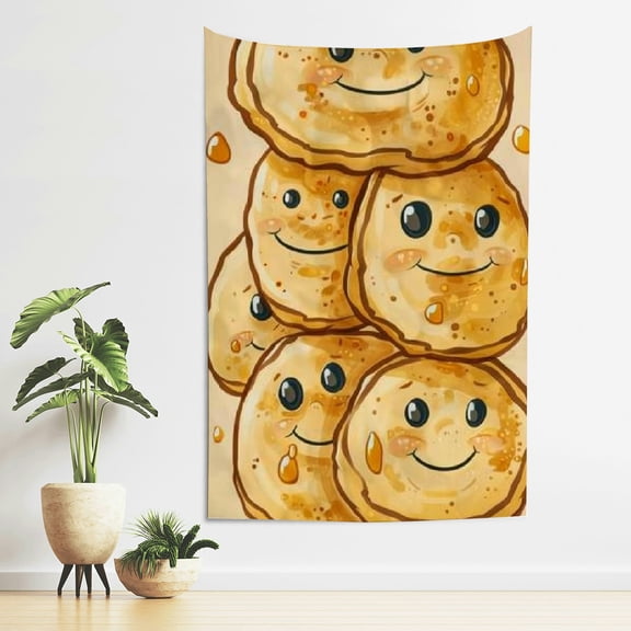 FCXZI Faces Print Wall Art Tapestry for Bedroom Living Room Decor 40*60in