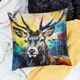 thumbnail image 1 of FCXZI Farmhouse Decor Indoor Pillow Cover 100% Linen for Sofa Couch 24x24in, 1 of 5