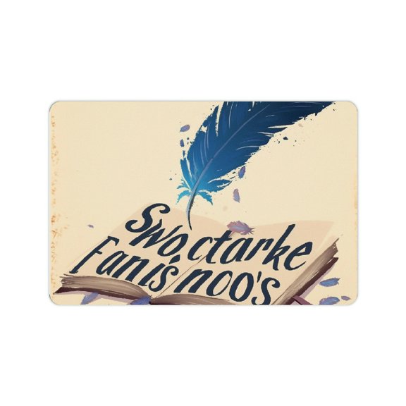 FCXZI Fast Absorption Diatom Mud Feather Home Bath Rug Mat for Quick Drying and Odor Absorbency 24x16in