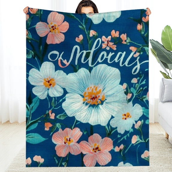 FCXZI Flowers Lightweight Reversible Blanket for All Seasons 30*40in