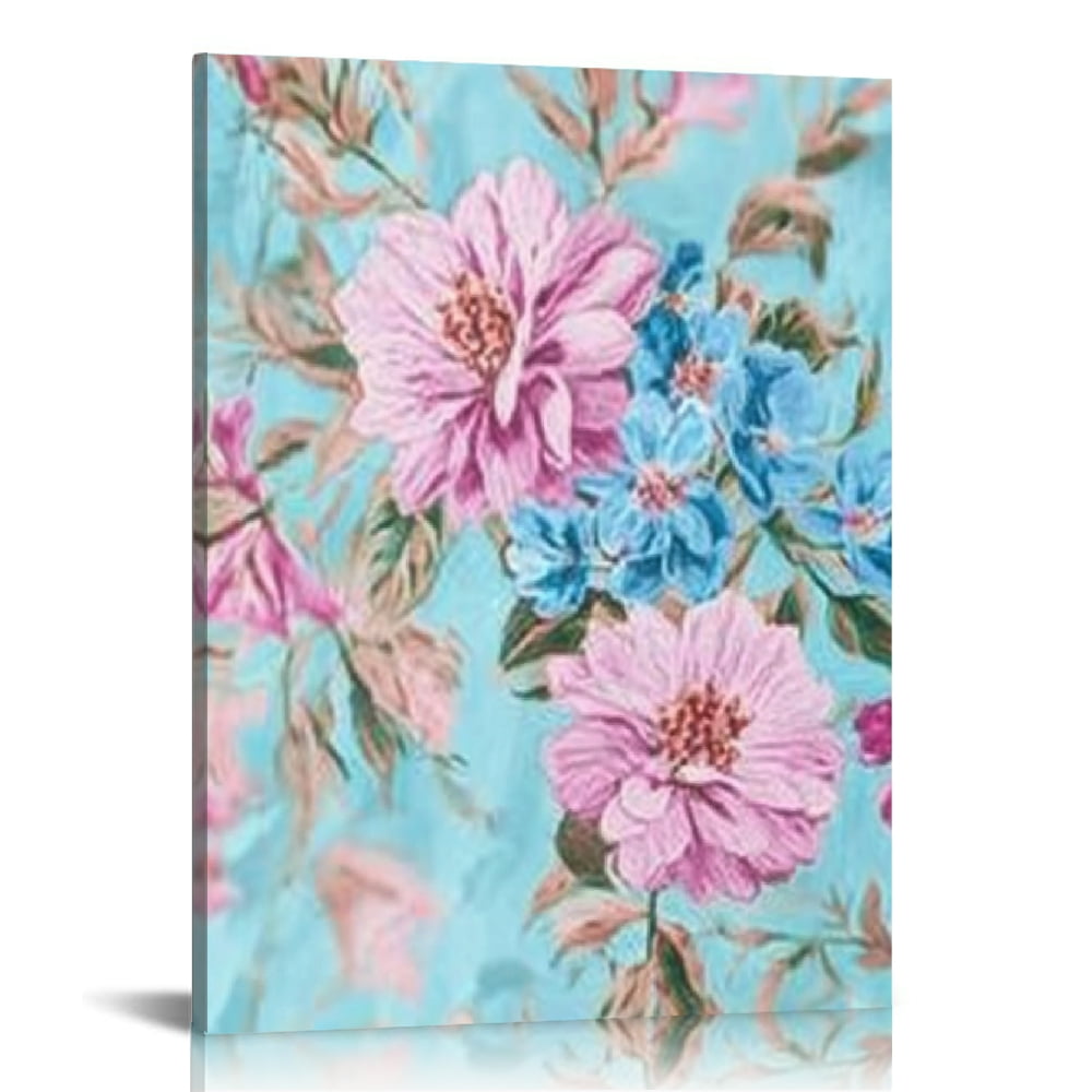 FCXZI Flowers Wall Decor Canvas Prints Ready to Hang for Home 16x20in