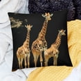 thumbnail image 1 of FCXZI Giraffes Farmhouse Decor Pillow Cover for Home Sofa Couch 18x18in, 1 of 5