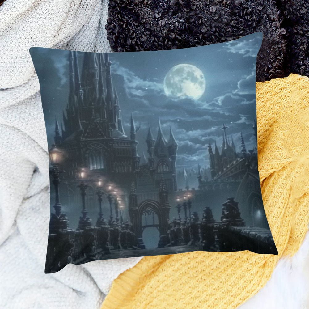 FCXZI Gothic Architecture Linen Pillow Covers Decoration for Home Sofa ...
