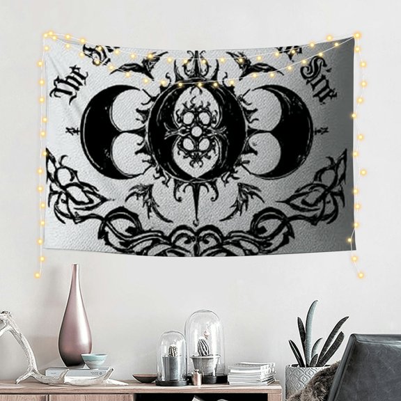 FCXZI Gothic Art Pillow Wall Tapestry Decorative Home Hanging 4 Sizes 60*40in