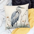 thumbnail image 1 of FCXZI Heron Theme Throw Pillow Cover for Home Sofa Couch Linen 24x24in, 1 of 5