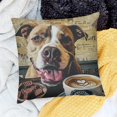 thumbnail image 1 of FCXZI Home Decor Throw Pillow Cover 100% Linen Cushion Case 24x24in, 1 of 5