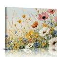 thumbnail image 1 of FCXZI Large Canvas Wall Art For Living Room Wall Decor For Bedroom Abstract Wall Painting Flowers Wall Pictures Home Decorations Prints  Modern Room Home Decor  20x16in, 1 of 6