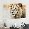 thumbnail image 1 of FCXZI Lion Tapestry Wall Hanging 100% Polyester Home Decor Art 60*40in, 1 of 6