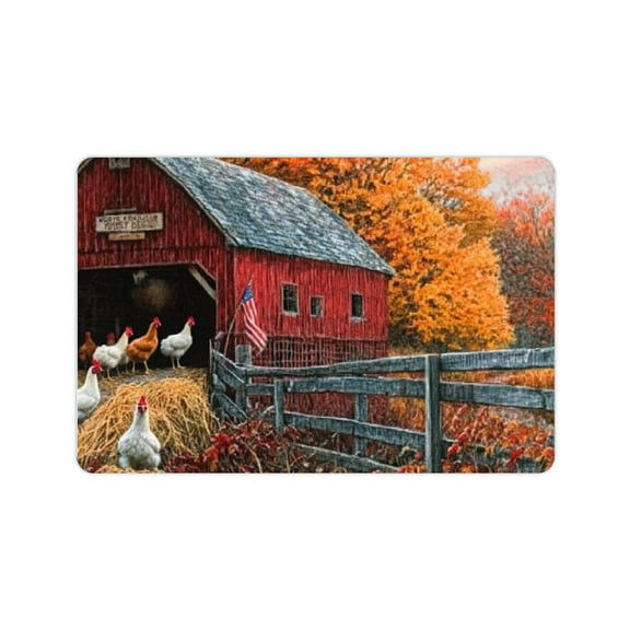 FCXZI Machine Washable Floor Mats, Bathroom Floor Mats, Non-Slip Bath Mats, Durable Thick Washable Floor Mats, Kitchen, Bathroom Quick Drying Floor Mats, Art Deco Floor Mat Decoration, 24x16in