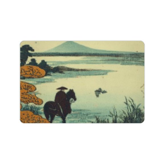 FCXZI Man Horse Lake Diatom Mud Bath Mat Quick Drying Home Use 24x16in