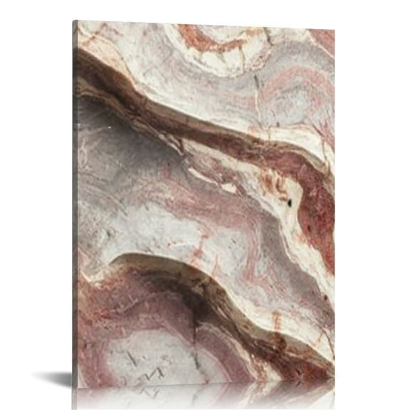 FCXZI Marble Pattern Sculpture Art Canvas Wall Art Home Decor 16x20in