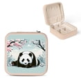 thumbnail image 1 of FCXZI Panda Cherry Blossoms Jewelry Storage Artifacts Jewelry Box for Women Necklace, Ring, Earring - Compact Size Travel Case Pink, 1 of 5