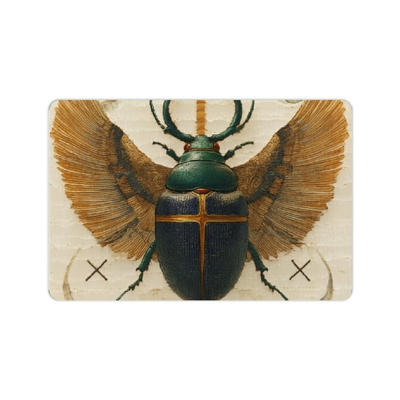 FCXZI Scarab Beetle Wings Cross Fast Absorption Bath Mat 24x16in