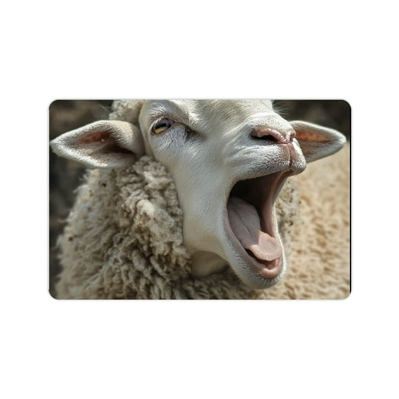 FCXZI Sheep Diatom Mud Mats Non-Slip Eco-Friendly Quick Drying 24x16in