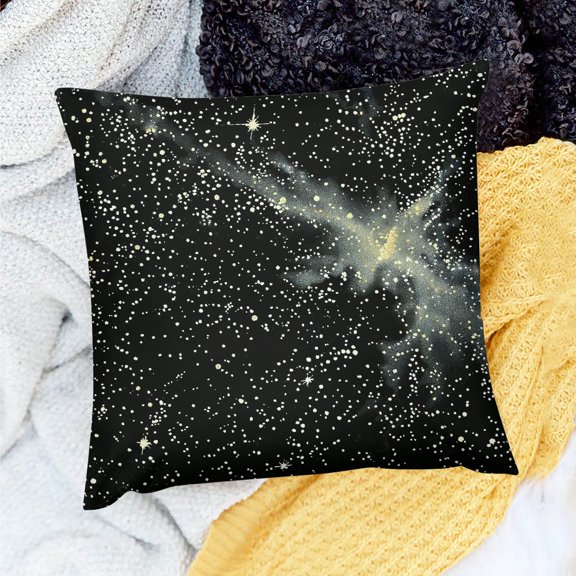 FCXZI Star Cluster Pillow Cushion Case Farmhouse Decor for Sofa 20x20in