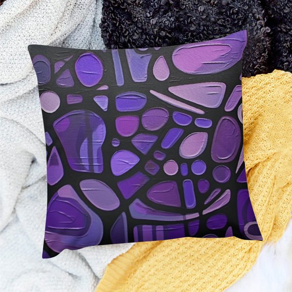 FCXZI Throw Pillow Cover Metaphysical Art Home Decor Linen 100% 18x18in