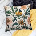 thumbnail image 1 of FCXZI  Throw Pillow Covers , Decorative Watercolor Floral  Linen Pillow Cover for Living Room Bedroom, Couch Sofa Chair Bed Pillow Cover Home Outdoor Pillowcase 20x20in, 1 of 5