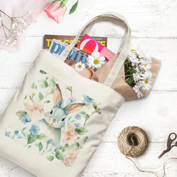 FCXZI Tote Bag for Women with Zipper,Polyester Tote Purse Holiday Tote Bag Work Handbag Women Gift White