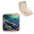 thumbnail image 1 of FCXZI Whale Turtle Ocean Travel Jewelry Box for Necklaces Rings Earrings Pink, 1 of 5