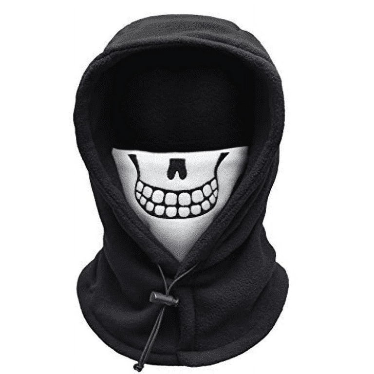 FCY Kids Balaclava Ski Mask, Skull Hooded Warm Fleece Hat