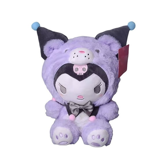 FCZRKD Hello Kitty Kuromi Pulsh Toys, 9" Kawaii and Soft Kuromi Stuffed Animals Plush Pillows, Birthday Graduation Back to School Christmas Gifts for Teens and Women