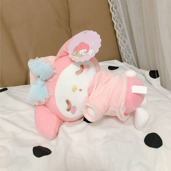 FCZRKD Hello Kitty My Melody Pulsh Toys, 8" Kawaii and Soft My Melody Stuffed Animals Plush Pillows, Birthday Graduation Back to School Christmas Gifts for Teens and Women
