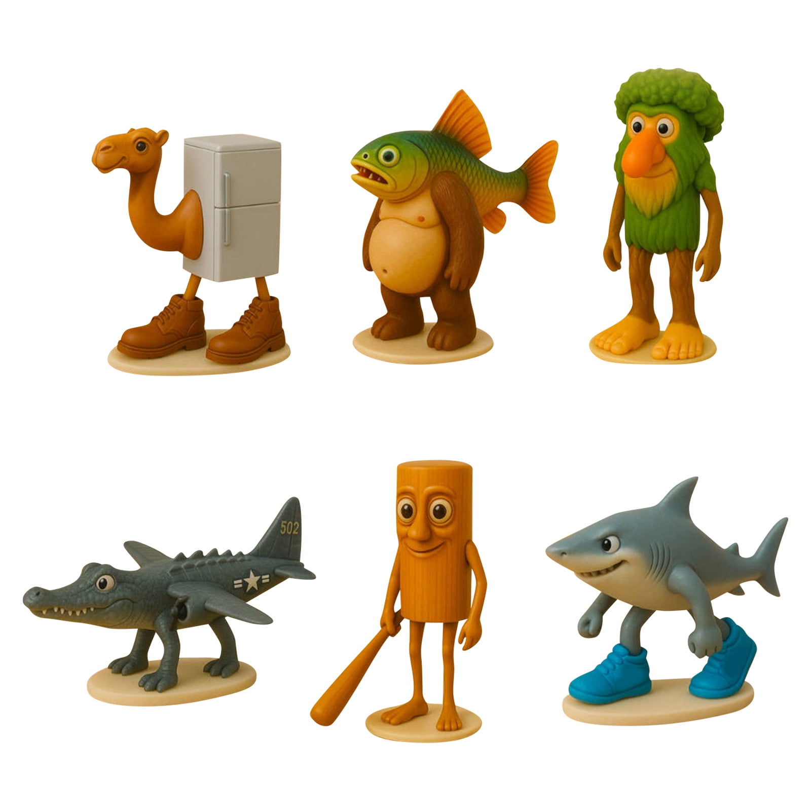 Tung Tung Tung Sahur Figure Brainrot Italiane GXGM - Set