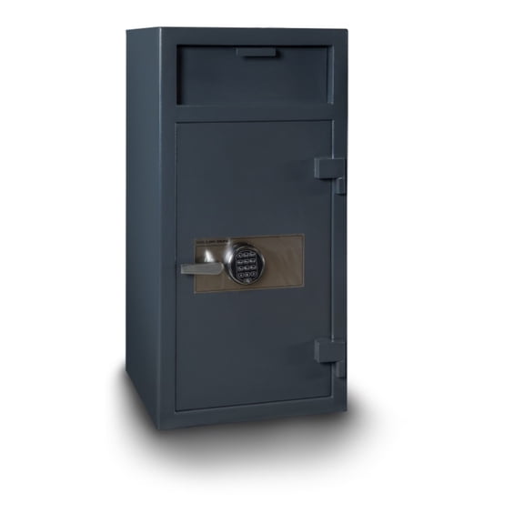 Depository Safe with inner locking department - Gray