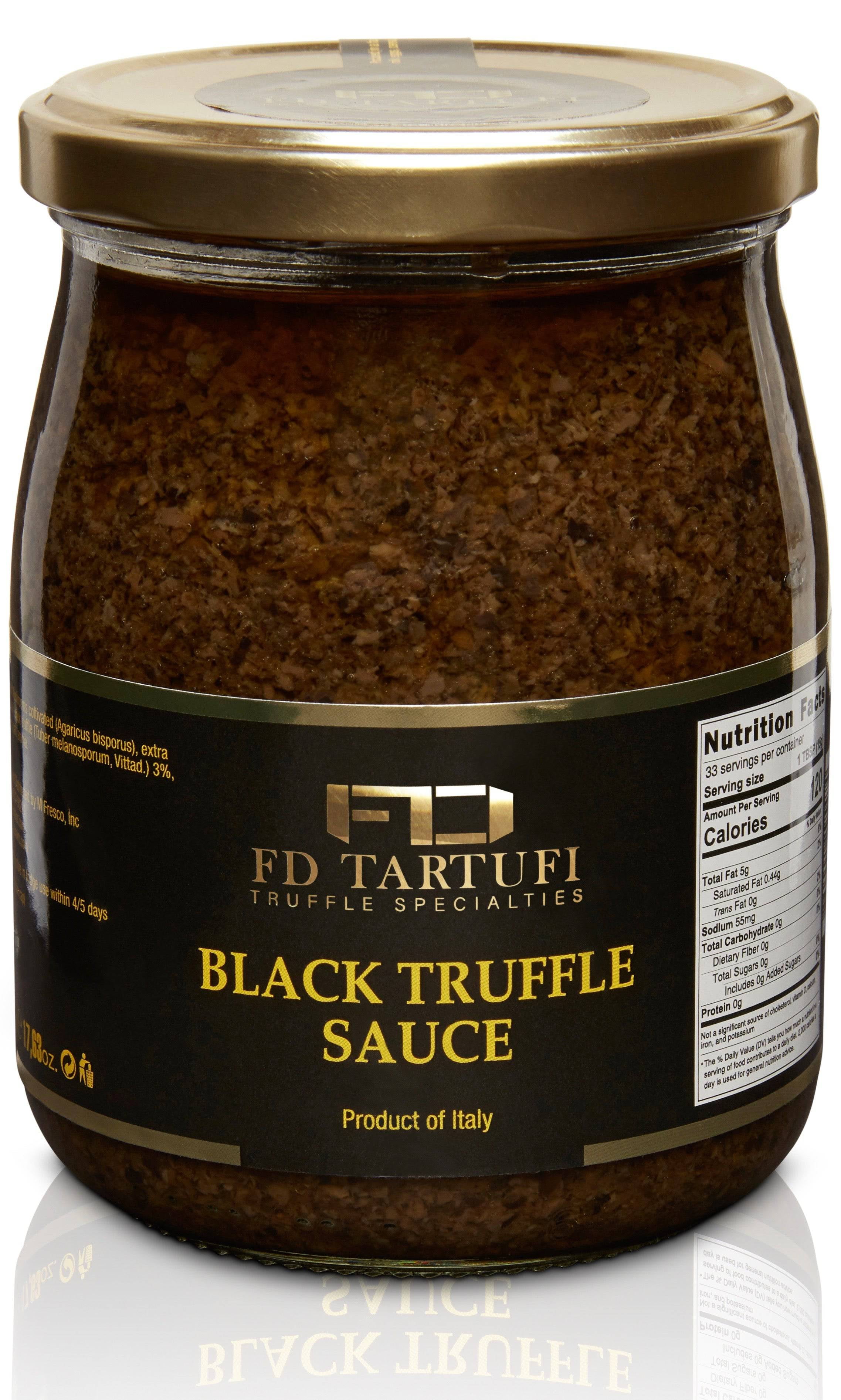 FD Tartufi Black Truffle Sauce (500g) 17.63oz 
