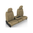 thumbnail image 1 of FD13 2004-2008 Ford F150 Super Crew Front and Back Seat Set. Front 40/20/40 Split Seat and Rear Solid Back 60/40 Split Bottom Bench in Taupe Leatherette, 1 of 4