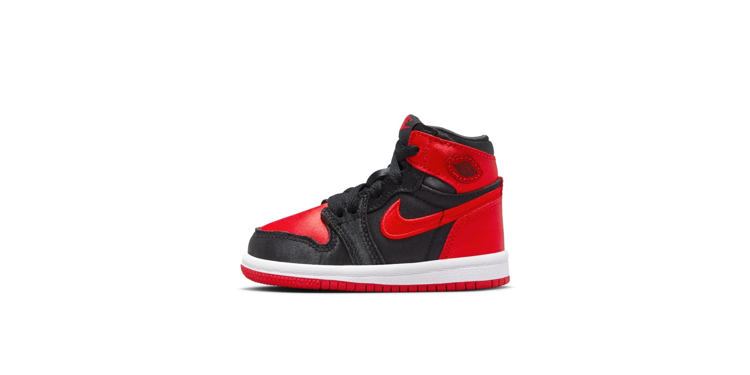 nike air jordan red satin