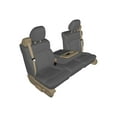 thumbnail image 1 of FD6 2004-2008 Ford F150 Super Cab Front and Back Seat Set. Front Buckets with Integrated Seat Belts and Rear Solid Back 60/40 Split Bottom in Dark Gray Twill, 1 of 4
