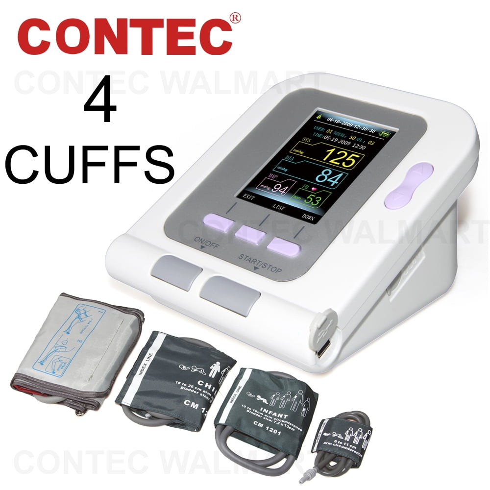 CONTEC08A Blood Pressure Monitor with PC Analysis Software Infant Child  Adult Cuffs