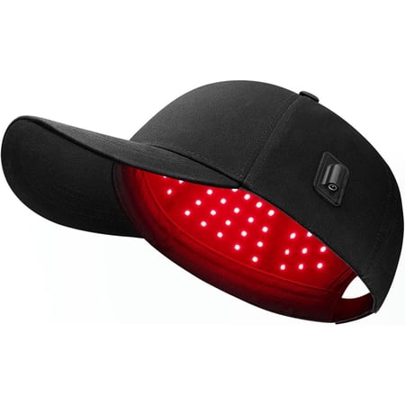 FDA Cleared Red Light Therapy Hair Growth Cap, Adjustable LED Infrared Hair Regrowth Hat, Laser Hair Loss Treatment Cap, Portable Scalp Stimulating Baseball Cap for Men & Women