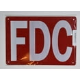thumbnail image 1 of FDC Sign, Engineer Grade Reflective Aluminum Sign (red,Aluminum 7X10)(ref-2022-4), 1 of 3
