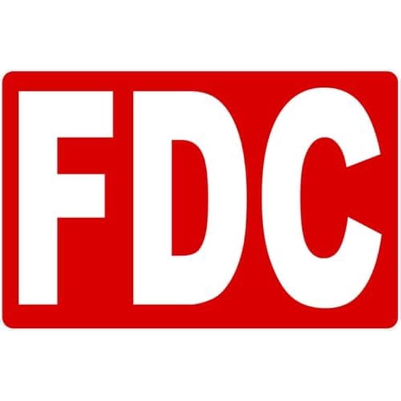 FDC Sign - Informational 8"x12" Metal Sign Plaque for Man Cave, Yard, Indoor or Outdoor Display