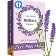 thumbnail image 1 of Berlaney Foot Peeling Mask,  Peeling Mask for Dry, Cracked Heels & Calluses with Natural Lavender in 1-2 Weeks, Exfoliating Mask Make feet Baby Soft, 3 Pairs, Unisex, 1 of 8