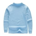 thumbnail image 1 of FDDMis 5t Long Sleeve Shirts Boys Girls White Long Shirt Green Shirt Boys Tops Size 7 Family Gifts Ideas Gender Neutral Baby Clothes for Teen Girls, Blue 3-4 Years, 1 of 9