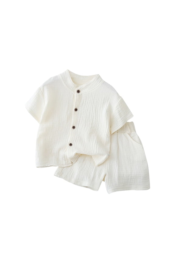 Baby Girls' Clothing Sets Sister Matching Outfits Gender Neutral Baby Outfits Brown Shirt and Girls Shorts Size 10-12 Clothes, White 3-4 Years